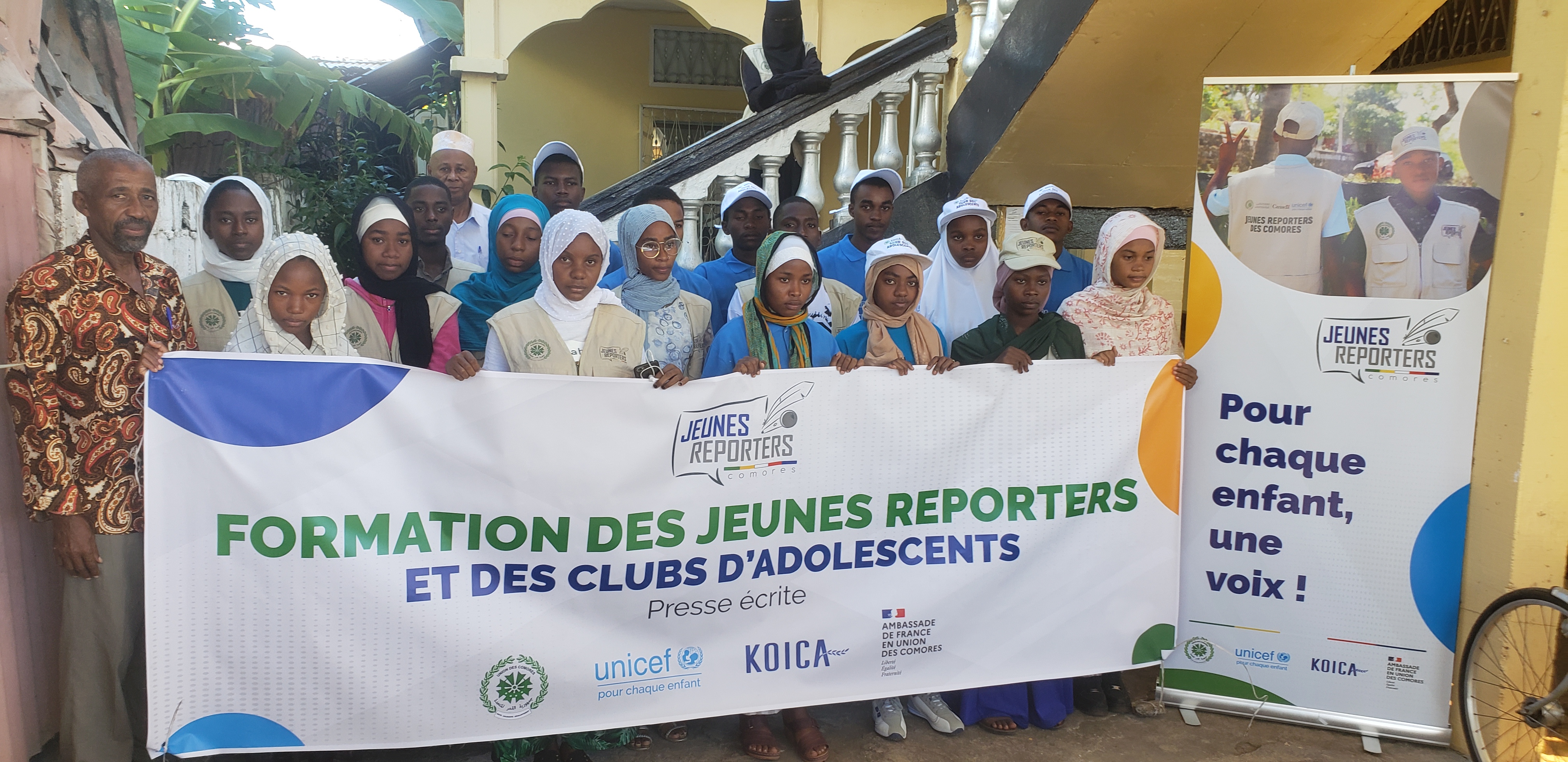 image Des jeunes reporters ont bénéficié d’une formation sur la presse écrite